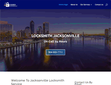 Tablet Screenshot of locksmithjacksonville.us